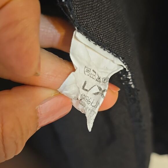 Lands downunder linen open cardigan size large - Picture 4 of 7